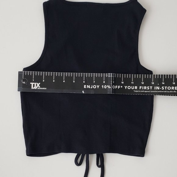 DERECK HEART Tank Top with Ruching - Picture 4 of 6